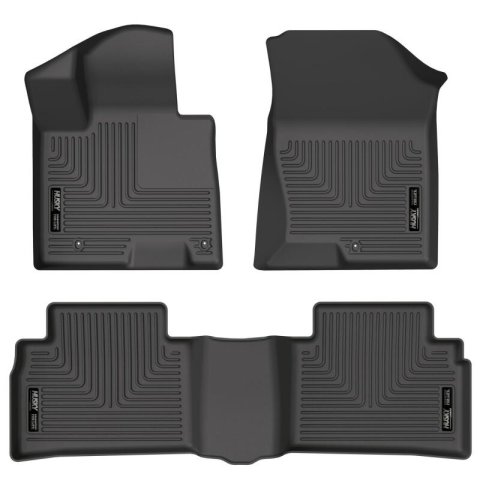 Husky Liners 2022 Hyundai Tucson Excl. Hybrid Weatherbeater Black Front & 2nd Seat Floor Liners thumbnail 2