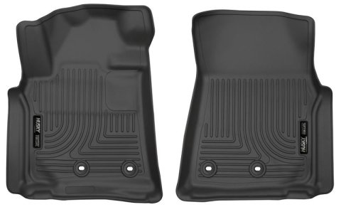 Husky Liners 13-16 Lexus LX570 / 13-16 Toyota Land Cruiser Weatherbeater Black Front Floor Liners thumbnail 2