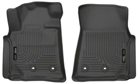 Husky Liners 13-16 Lexus LX570 / 13-16 Toyota Land Cruiser Weatherbeater Black Front Floor Liners thumbnail 4