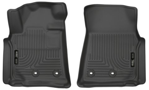 Husky Liners 13-16 Lexus LX570 / 13-16 Toyota Land Cruiser Weatherbeater Black Front Floor Liners thumbnail 5