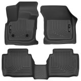Husky Liners 17 Ford Fusion / 17 Lincoln MKZ Black Front and 2nd Row Floor Liners thumbnail 2