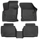 Husky Liners 17 Ford Fusion / 17 Lincoln MKZ Black Front and 2nd Row Floor Liners thumbnail 4