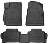 Husky Liners 2017 Hyundai Elantra Weatherbeater Black Front and Second Row Floor Liners thumbnail 2