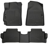 Husky Liners 2017 Hyundai Elantra Weatherbeater Black Front and Second Row Floor Liners thumbnail 4