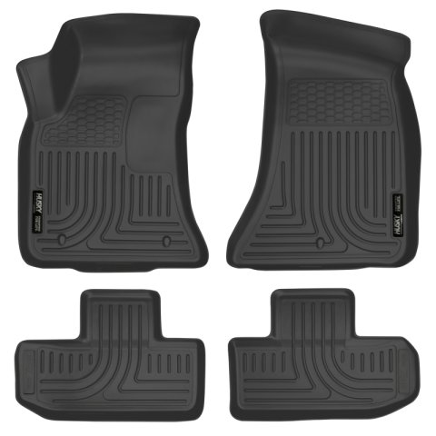 Husky Liners 16-22 Dodge Challenger (RWD) Front & Second Row Black Floor Liners thumbnail 4