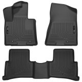 Husky Liners 2017 Kia Sportage Weatherbeater Front and Second Row Black Floor Liners thumbnail 1