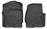 Husky Liners 2017 Ford Super Duty (Crew Cab / Super Cab) WeatherBeater Black Front Floor Liners thumbnail 5