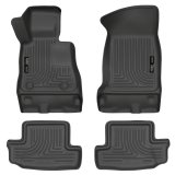 Husky Liners 16-17 Chevy Camaro WeatherBeater Front and Second Row Black Floor Liners thumbnail 4
