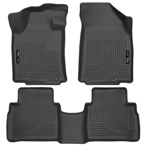 Husky Liners 2016 Nissan Maxima WeatherBeater Front and Second Row Black Floor Liners thumbnail 1