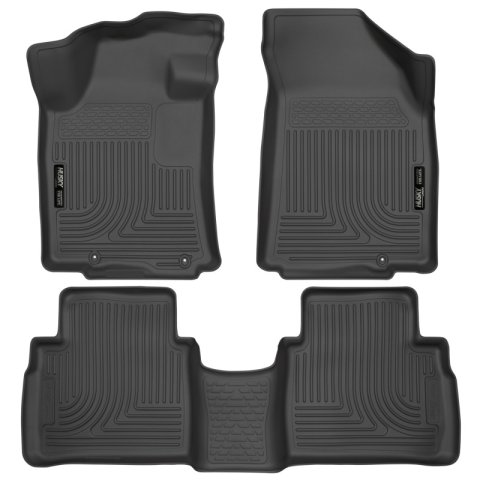 Husky Liners 2016 Nissan Maxima WeatherBeater Front and Second Row Black Floor Liners thumbnail 2