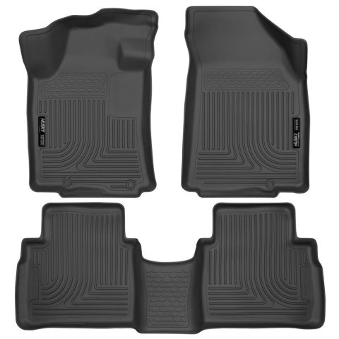 Husky Liners 2016 Nissan Maxima WeatherBeater Front and Second Row Black Floor Liners thumbnail 3