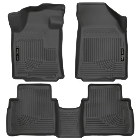 Husky Liners 2016 Nissan Maxima WeatherBeater Front and Second Row Black Floor Liners thumbnail 5