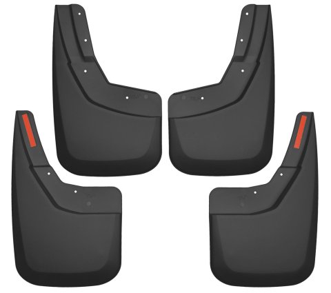 Husky Liners 14-17 Chevy Silverado 1500 / 15-16 Silverado 2500 HD Front and Rear Mud Guards - Black thumbnail 1