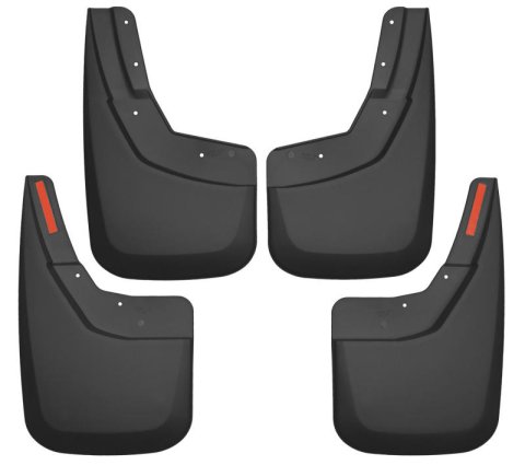 Husky Liners 14-17 Chevy Silverado 1500 / 15-16 Silverado 2500 HD Front and Rear Mud Guards - Black thumbnail 4