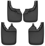 Husky Liners 16-22 Toyota Tacoma w/ OE Fender Flares Front and Rear Mud Guards - Black thumbnail 3