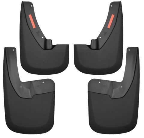Husky Liners 09-17 Dodge Ram 1500/2500 Both w/ OE Fender Flares Front and Rear Mud Guards - Black thumbnail 1