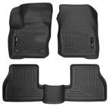 Husky Liners 2016 Ford Focus Weatherbeater Front and 2nd Seat Floor Liners - Black thumbnail 1