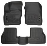 Husky Liners 2016 Ford Focus Weatherbeater Front and 2nd Seat Floor Liners - Black thumbnail 3
