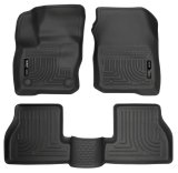 Husky Liners 2016 Ford Focus Weatherbeater Front and 2nd Seat Floor Liners - Black thumbnail 4