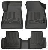 Husky Liners 2016-2017 Chevrolet Cruze WeatherBeater Combo Floor Liners - Black thumbnail 2