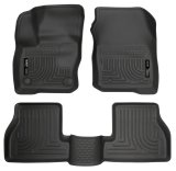 Husky Liners Weatherbeater 2016 Ford Focus RS Front & 2nd Seat Floor Liners - Black thumbnail 2