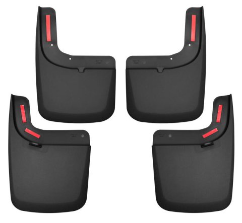 Husky Liners 17 Ford F-250 Super Duty / F-350 Super Duty Front and Rear Mud Guards (w/ Flares) Black thumbnail 4