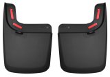 Husky Liners 17 Ford F-250 Super Duty / F-350 Super Duty Rear Mud Guards (w/ Flares) Black thumbnail 1