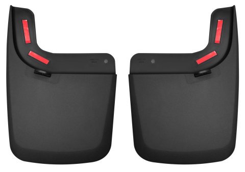 Husky Liners 17 Ford F-250 Super Duty / F-350 Super Duty Rear Mud Guards (w/ Flares) Black