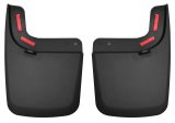 Husky Liners 17 Ford F-250 Super Duty / F-350 Super Duty Rear Mud Guards (w/ Flares) Black thumbnail 5