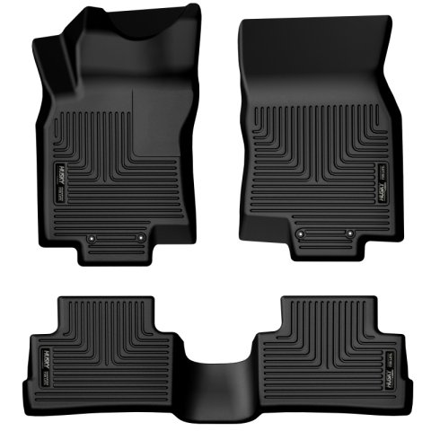 Husky Liners 17-22 Nissan Rogue Sport Weatherbeater Black Front & 2nd Seat Floor Liners thumbnail 3