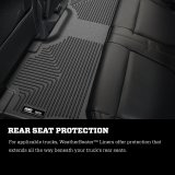 Husky Liners 2023 Toyota Sequoia WeatherBeater 3rd Row Black Floor Liner thumbnail 8