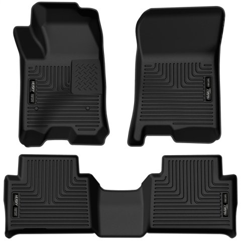 Husky Liners 2023 Chevrolet Colorado/GMC Canyon CC X-Act Contour Front & 2nd Seat Floor Liners thumbnail 2