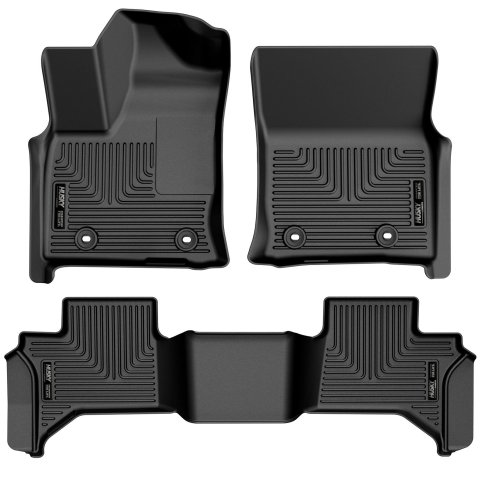 Husky Liners 22-23 Lexus LX600 Weatherbeater Front & Second Seat Floor Liners - Black thumbnail 1