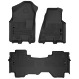 Husky Liners 19-24 Dodge Ram 1500 X-Act Front + 2nd Seat Floor Liner Set - Black thumbnail 1