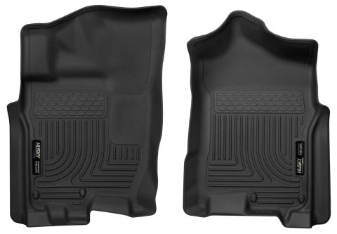 Husky Liners 17-24 Nissan Titan Crew Cab/16-24 Titan XD Crew Cab X-Act Front Floor Liner Set Black thumbnail 8