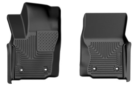 Husky Liners 2024 Toyota Tacoma Crew Cab w/Automatic Trans. X-act Contour Front Floor Liner - Black thumbnail 1