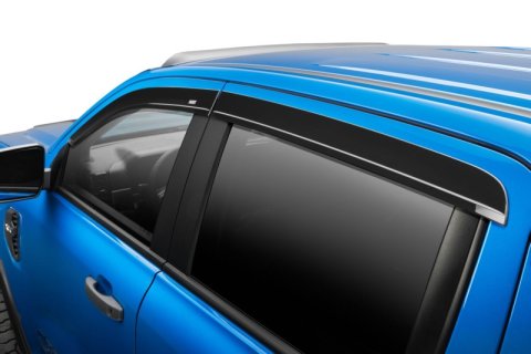 Husky Liners 19-25 Ford Ranger SuperCrew Ventvisor Low Profile (4pc) - Smoke thumbnail 4