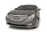 Husky Liners 11-14 Hyundai Sonata Aeroskin Hood Protector - Smoke thumbnail 1