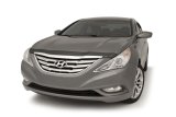 Husky Liners 11-14 Hyundai Sonata Aeroskin Hood Protector - Smoke thumbnail 3