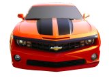 Husky Liners 10-15 Chevrolet Camaro Grille Fascia Mount Aeroskin Hood Protector - Smoke thumbnail 1
