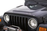 Husky Liners 97-06 Jeep Wrangler TJ Aeroskin Hood Protector - Smoke thumbnail 2