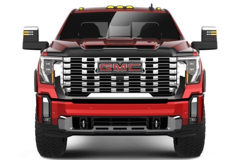 Husky Liners 2024 GMC Sierra 2500/3500HD Aeroskin Hood Protector - Smoke thumbnail 5