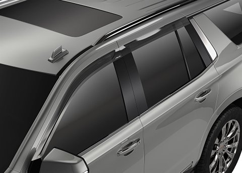 Husky Liners 21-24 Cadillac Escalade ESV/GMC Yukon XL Ventvisor Low Profile (4pc) - Smoke thumbnail 1