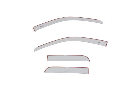Husky Liners 09-18 Dodge RAM 1500 Quad Cab In-Channel Mount Ventvisor Low Profile (4pc) - Smoke thumbnail 2