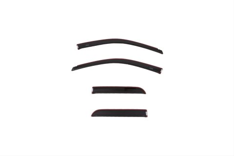 Husky Liners 09-18 Dodge RAM 1500 Quad Cab In-Channel Mount Ventvisor Low Profile (4pc) - Smoke thumbnail 3