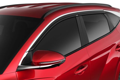 Husky Liners 06-10 Infiniti M45/35 Ventvisor Low Profile (6pc) - Chrome thumbnail 5