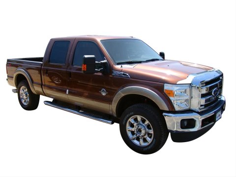 Husky Liners 11-16 Ford F-250/350 Super Duty Aeroskin Hood Protector - Chrome thumbnail 1