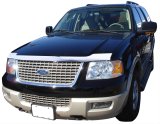 Husky Liners 03-06 Ford Expedition Aeroskin Hood Protector - Chrome thumbnail 1