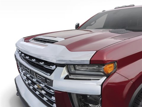 Husky Liners 20-24 Chevrolet Silverado 2500/3500HD Aeroskin Hood Protector - Chrome thumbnail 1