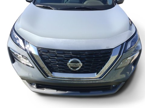 Husky Liners 21-24 Nissan Rogue Aeroskin Hood Protector - Chrome thumbnail 1